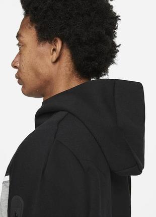 Толстовка nike sportswear hoodie black/grey cu4489-016 xl6 фото