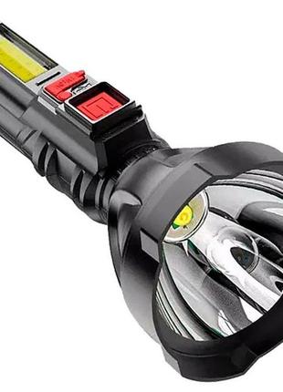 Аккумуляторный фонарик с зарядкой от nia-mart