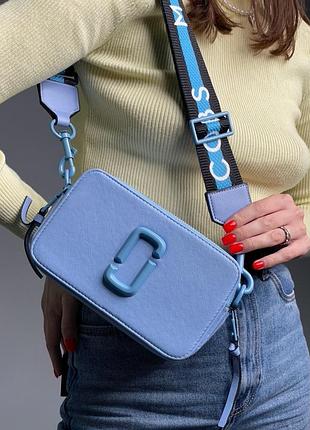 Сумка в стмлі marc jacobs / marc jacobs blue / трендова сумка