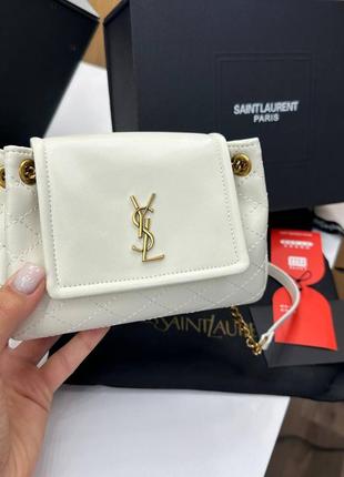 Сумка жіноча в стилі yves saint laurent milk premium