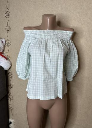 Блуза в клетку