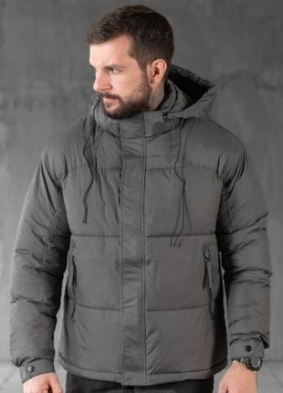 Зимова куртка yamal сіра тр6303(k5 2 - 02)