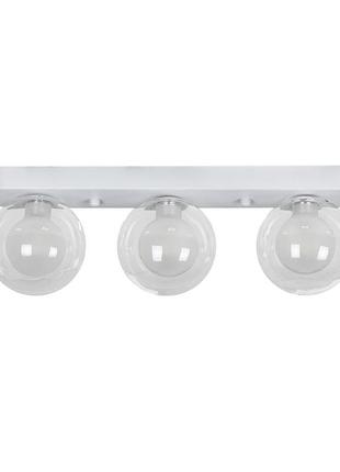 Люстра стельова 761x100f-3 wh+clwh (380)