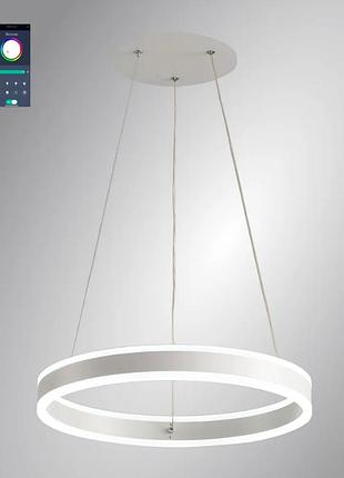 Керована світлодіодна люстра stella 64w r-app-400х1200-white/white-220-ip20