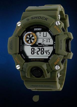 Наручные армейские часы skmei s-shock 1019