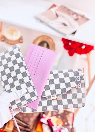 Клатч louis vuitton натуральная кожа