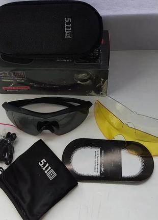 Тактичні окуляри із змінними лінзами 511 ess  id 336 ligor