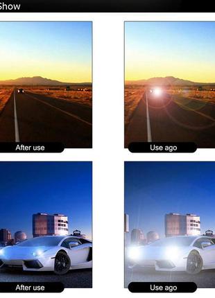 Окуляри водійські для нічного водіння від засліплення (сіра лінза) "день-ніч" з покриттям антивідблиску (антифара) driving anti-gl4 фото