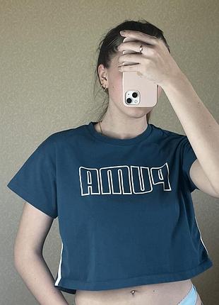 Укороченная футболка puma