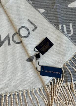 Роскошный палантин шарф lv кашемир