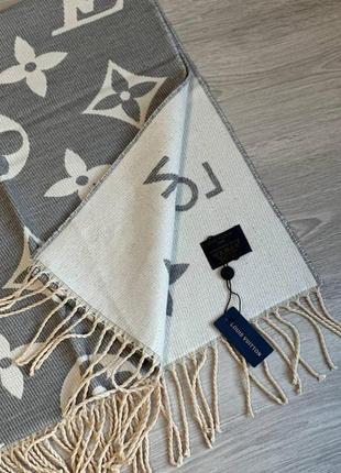 Роскошный палантин шарф lv кашемир