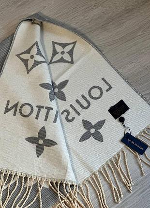 Роскошный палантин шарф lv кашемир