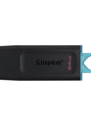 Flash kingston usb 3.2 dt exodia 64gb black/teal