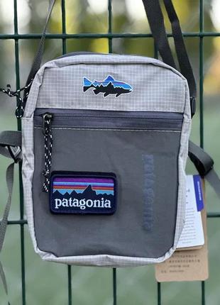 Универсальная барсетка patagonia с регулируемым ремнем сумка через лечо патагония с внешним карманом