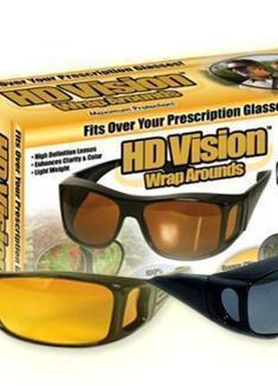 Антивідблискові окуляри для водіння hd vision 2 шт. у комплекті