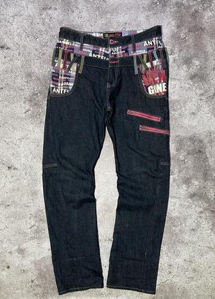 Винтажные джинсы anefui double waist