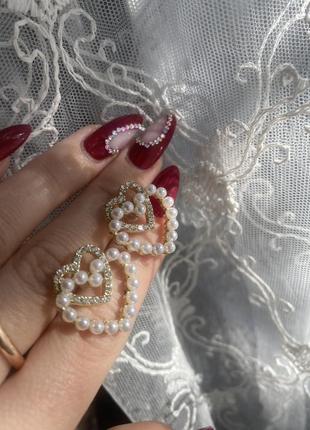 Сережки серця