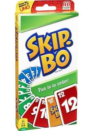 Настольная игра skip bo! (игра карточная card games skip-bo, скіп бо, скип бо)