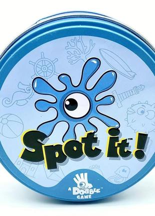 Настільна гра spot it! waterproof (спот іт! на пляжі! доббль або знайди це!)