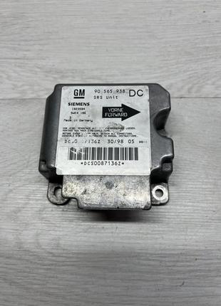 Блок керування airbag opel omega b, опель омега б. 90565938 dc