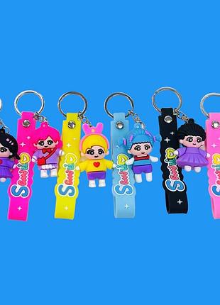 Брелок "лялька лол" зі стрічкою гумовий