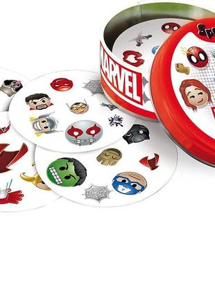 Настольная игра spot it! marvel (dobble / доббль марвел) + українською правила 6