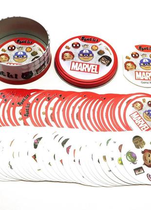 Настольная игра spot it! marvel (dobble / доббль марвел) + українською правила 8