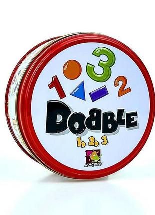 Настільна гра dobble 123 (доббль цифры, spot it)!