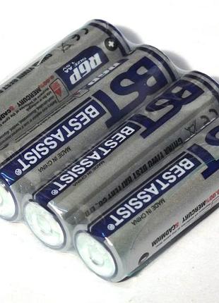 Батарейки пальчикові 4 шт. аа bst bestassist 1.5v, сольові