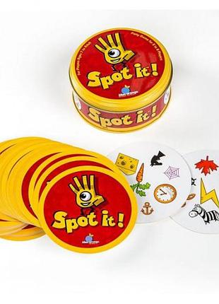 Настільна гра spot it! червона (dobble / доббль) + правила українською 2