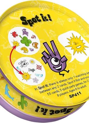 Настільна гра spot it (знайди це! спот іт! доббль або dobble) класична гра!7 фото