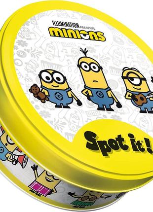 Настільна гра spot it! minions / спот іт! посіпаки (доббль або spot it)