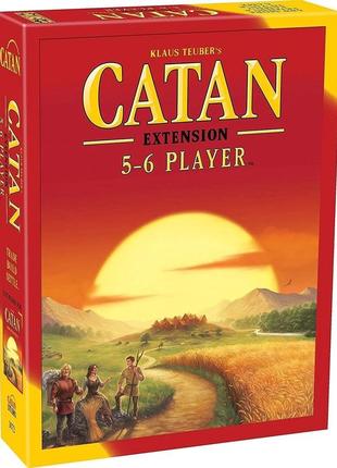 Расширение 5-6 к базовой игре catan колонизаторы на английском + правила на русском или украинском