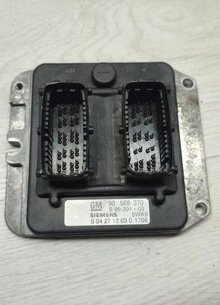 Блок керування двигуном opel vectra b 1,8 x18xe1 90569370, 5wk9 1706, 5wk91706