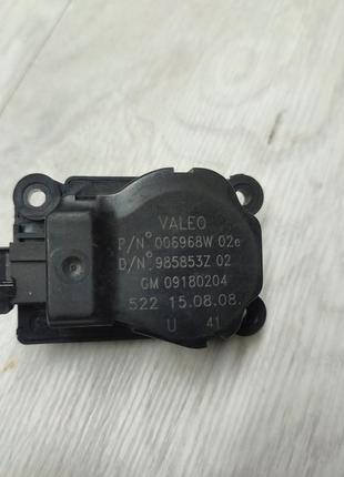 Моторчик заслонки печки опель ветра ц, сигмум, opel vectra c,signum, valeo 006968w