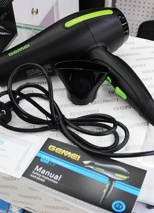 Профессиональный фен gemei gm-101 (2400 вт.)