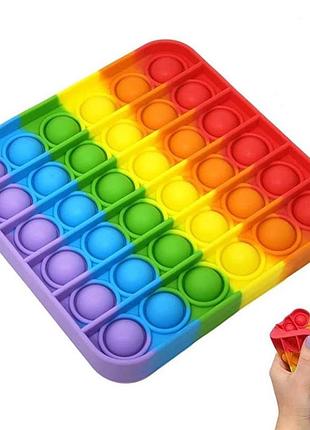 Антистресс игрушка pop it сенсорная, квадрат, поп ит, нажми пузырь, push up bubble