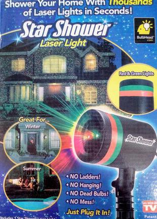 Лазерний проєктор star shower laser light projector