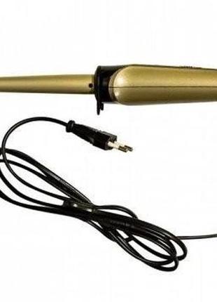 Конусна плойка для волосся з керамічним покриттям 35w geemy gm-2914