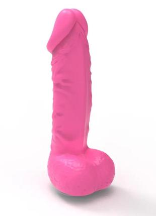 Мыло в форме пениса розовое 18 см pure bliss big