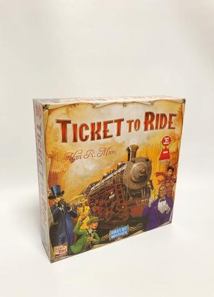 Уценка! билет на поезд америка настольная игра ticket to ride america / usa + правила на украинском