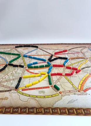 Уценка! билет на поезд америка настольная игра ticket to ride america / usa + правила...