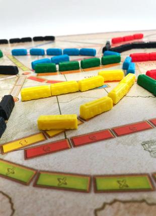 Уценка! билет на поезд америка настольная игра ticket to ride america / usa + правила...