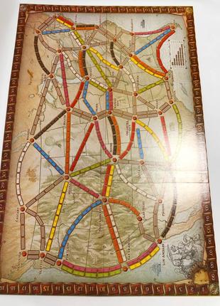 Уценка! билет на поезд америка настольная игра ticket to ride america / usa + правила...