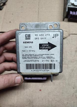 Блок управління airbag opel astra f, опель астра ф. 90450273