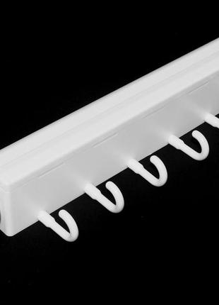 Автоматична витяжна, роликова, настінна сушарка для білизни з гачками (5 шнурів по 3,75 метра)