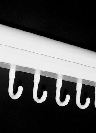 Автоматична витяжна, роликова, настінна сушарка для білизни з гачками (5 шнурів по 3,75 метра)