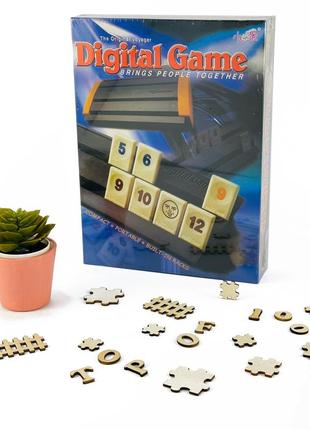 Настольная игра rummikub / руммикуб / rummy дорожная версия в пластиковом кейсе + правила на рус / укр