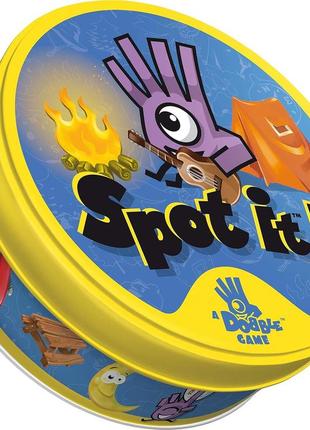 Настільна гра spot it! camping, dobble! (доббль кемпінг)! нове видання 2.0