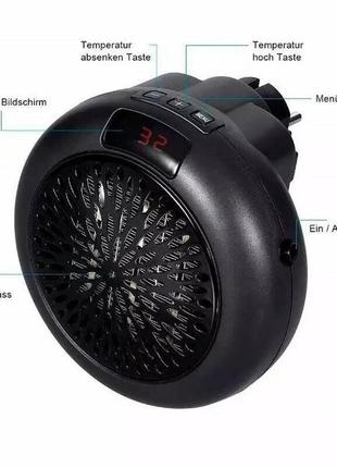 Воздушный тепловентилятор wonder heater 900 вт, обогреватель для дома, ln-776 тепловентилятор 2000w 5